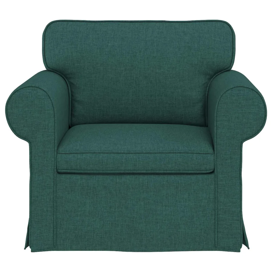 Canapé Vert foncé 95 x 82 x 80 cm tissu - 4