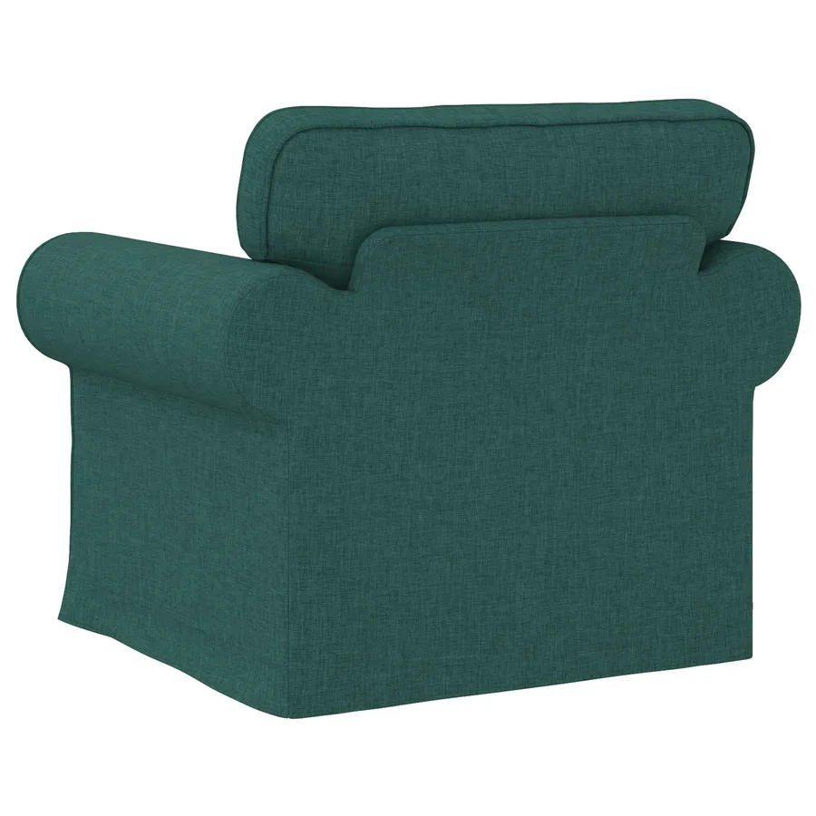 Canapé Vert foncé 95 x 82 x 80 cm tissu - 6