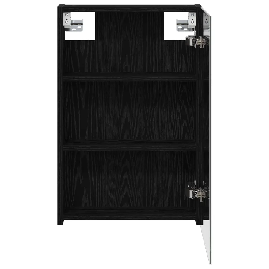Armoire Miroir de Salle de Bain Chêne noir 40 x 10,5 x 60,5 cm - 6