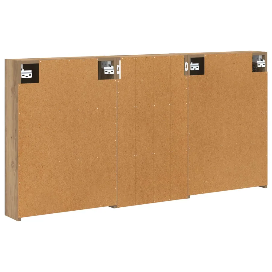 Ensemble de Meubles de Salle de Bain 3 pc 140 x 14,5 x 70 cm - 9