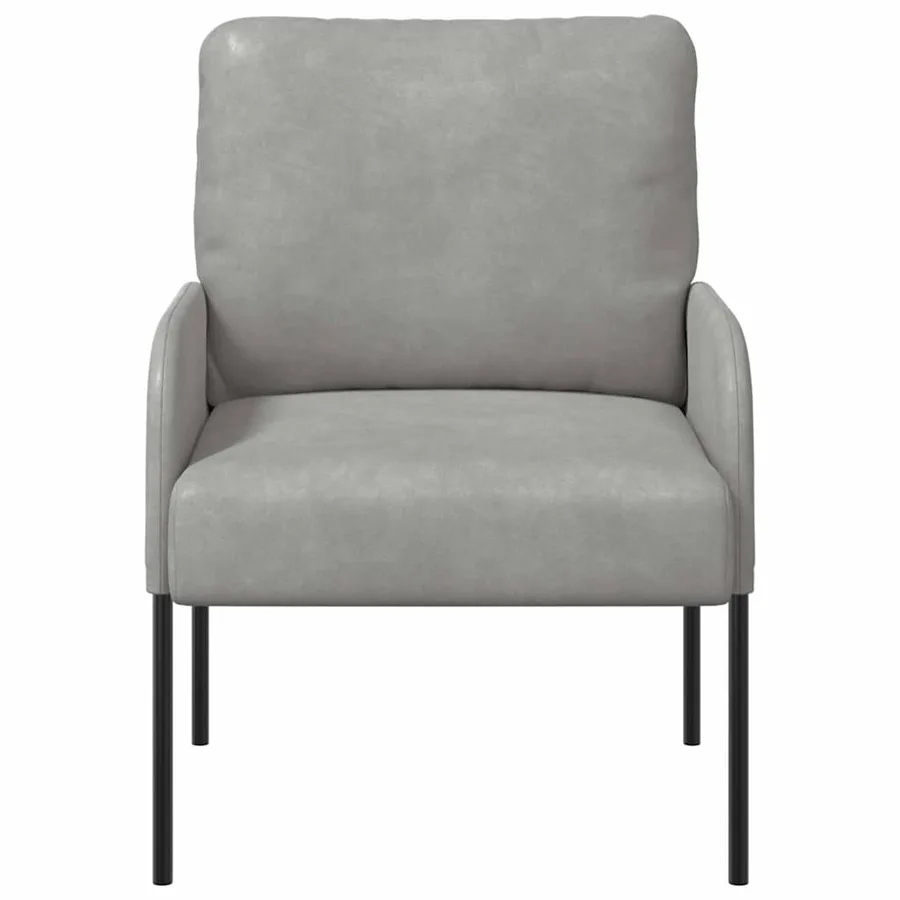 Canapés avec coussin 55cm Gris clair Contreplaqué - 4