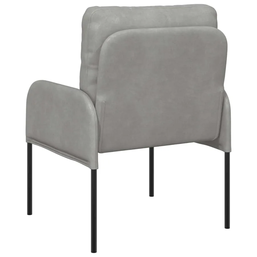 Canapés avec coussin 55cm Gris clair Contreplaqué - 6
