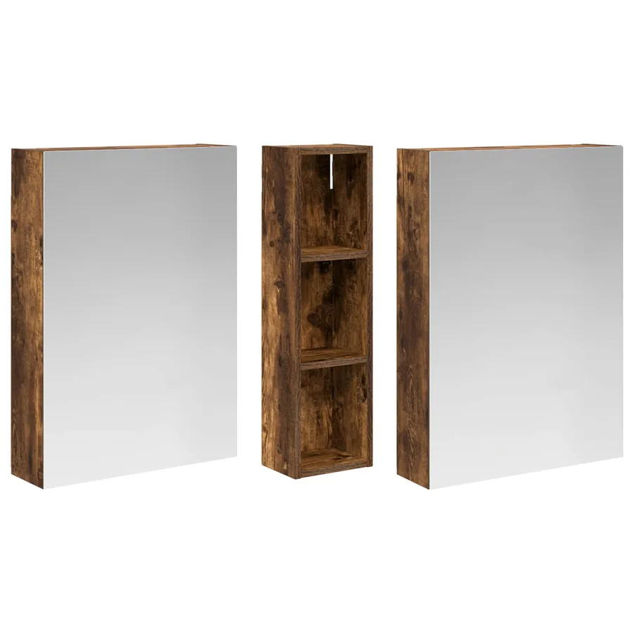 Ensemble de Meubles de Salle de Bain 3 pcs 120 x 14,5 x 70 cm - 5
