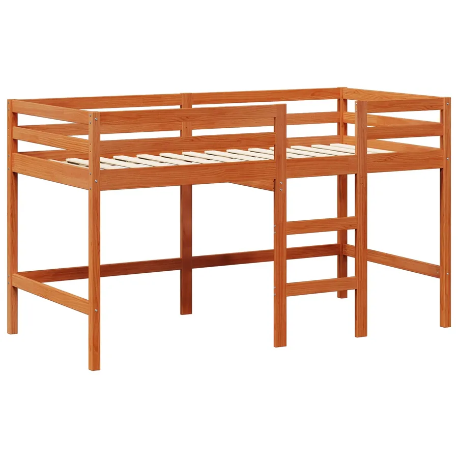 Ensemble Lit de Jour 2 pcs Cire marron Bois de pin massif - 3
