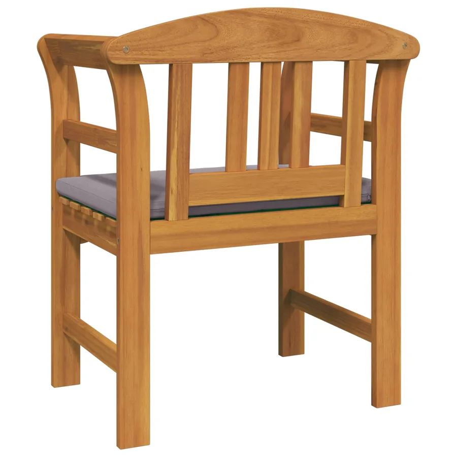 Banc rose Naturel 68,5 x 46 x 82,5 cm Bois d'Acacia Massif - 6