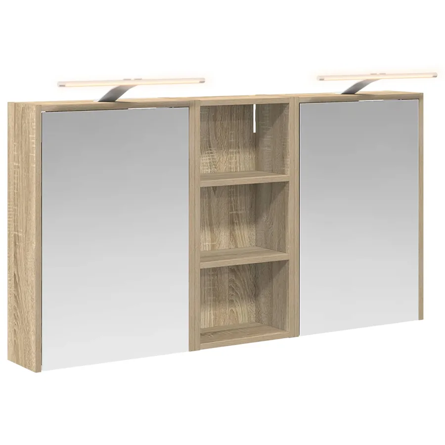 Ensemble de Meubles de Salle de Bain 3 pcs 116 x 16 x 62,5 cm - 2