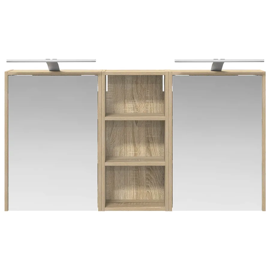 Ensemble de Meubles de Salle de Bain 3 pcs 116 x 16 x 62,5 cm - 6