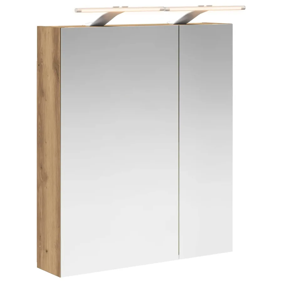 Armoire Miroir de Salle de Bain Chêne artisan 60 x 14,5 x 70 cm - 2