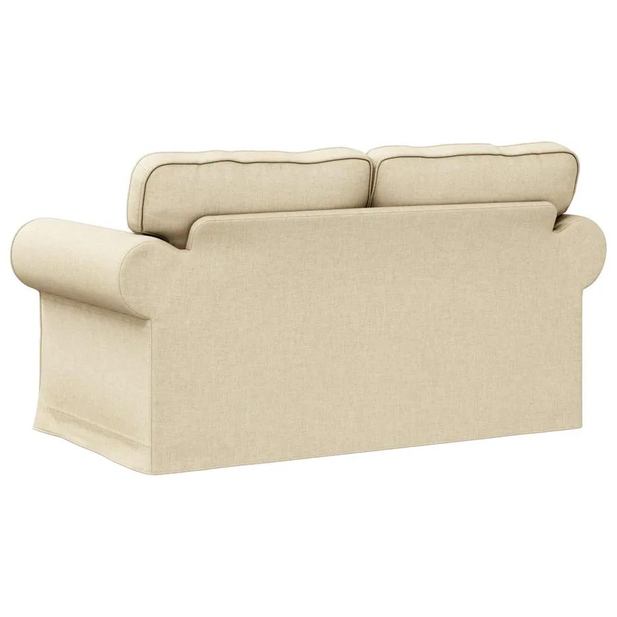 Canapé Crème 155 x 82 x 80 cm tissu - 6