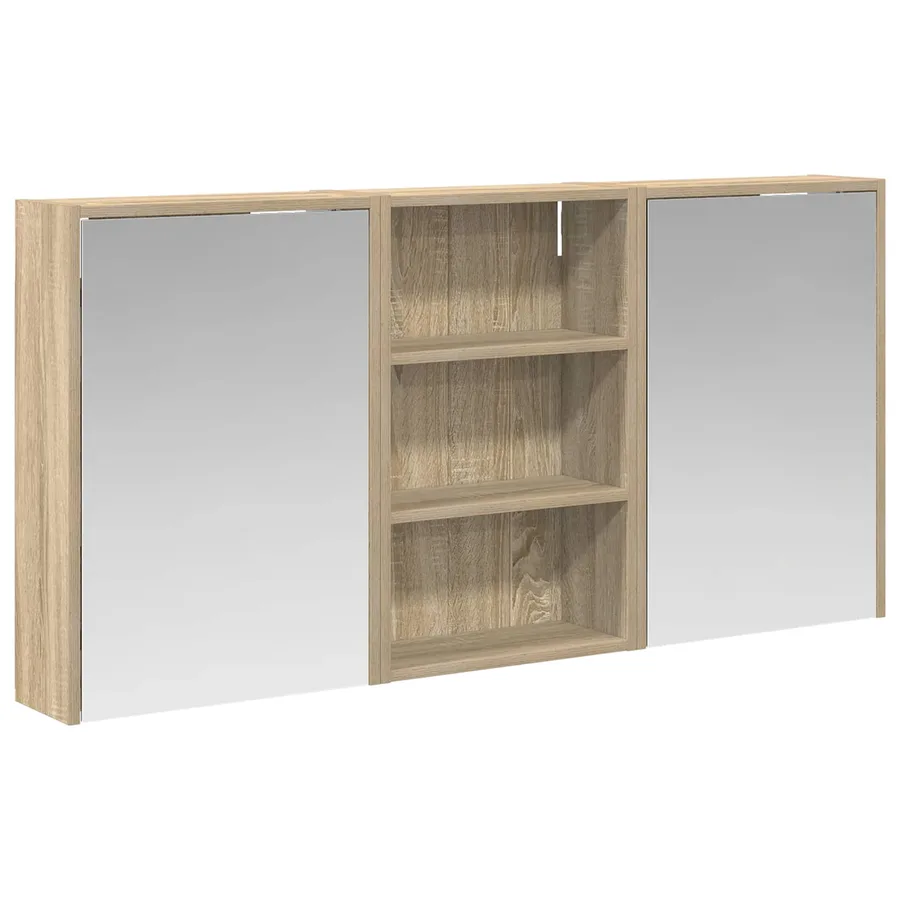 Ensemble de Meubles de Salle de Bain 3 pcs 126 x 16 x 62.5 cm - 2