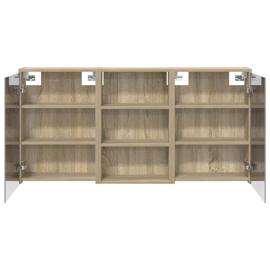Ensemble de Meubles de Salle de Bain 3 pcs 126 x 16 x 62.5 cm - 7