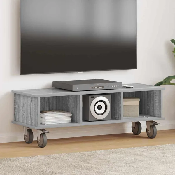 Meuble TV Gris Sonoma 100 x 35 x 35 cm Bois d'ingénierie