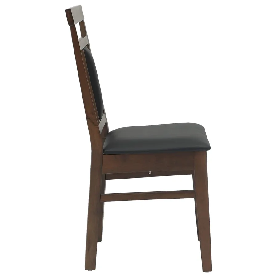 Chaise de salle à manger 2 pcs Marron clair et noir - 6