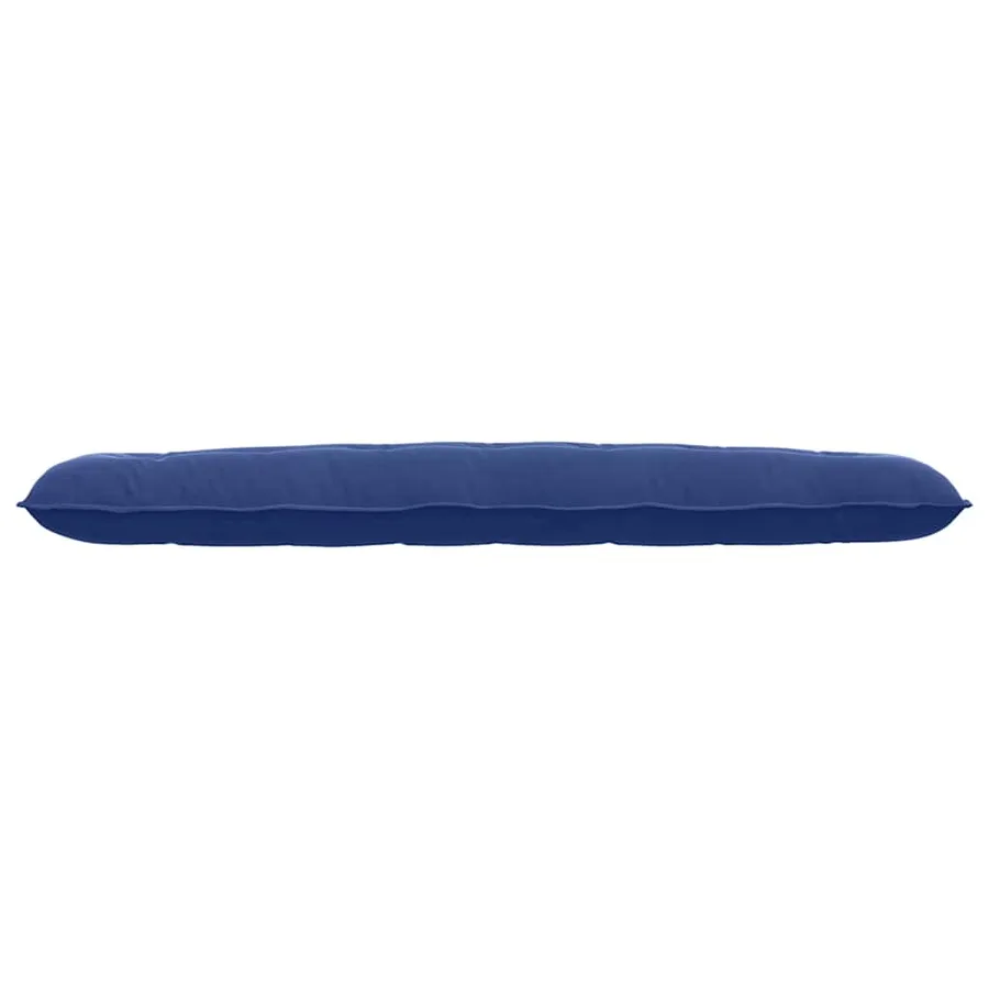 Coussin de Dos Bleu police 200 x 50 cm Tissu en velours côtelé - 5