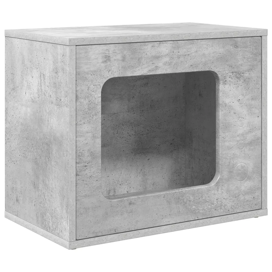 Maison pour chat Béton 51 x 30 x 42,5 cm Bois d'ingénierie - 2
