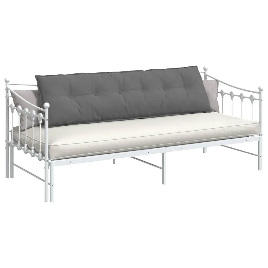 Coussin de Dos Gris foncé 180 x 50 cm Tissu en microfibre - 3