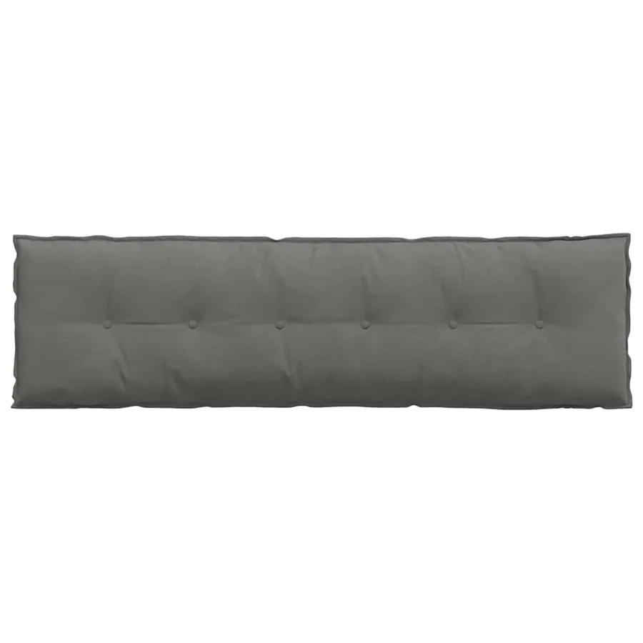 Coussin de Dos Gris foncé 180 x 50 cm Tissu en microfibre - 6