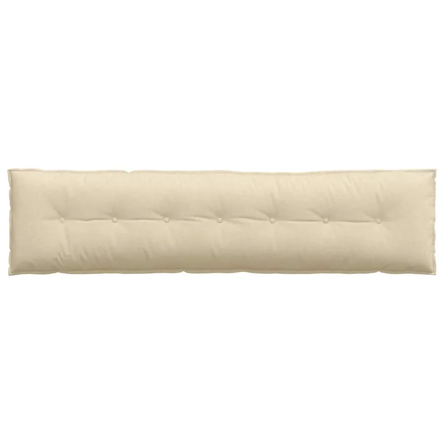 Coussin de Dos Crème 200 x 19 x 50 cm tissu - 6