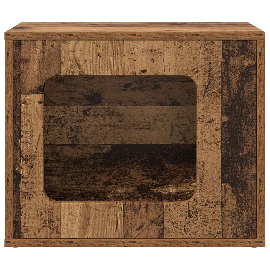 Maison pour chat Bois ancien 51 x 30 x 42,5 cm - 5