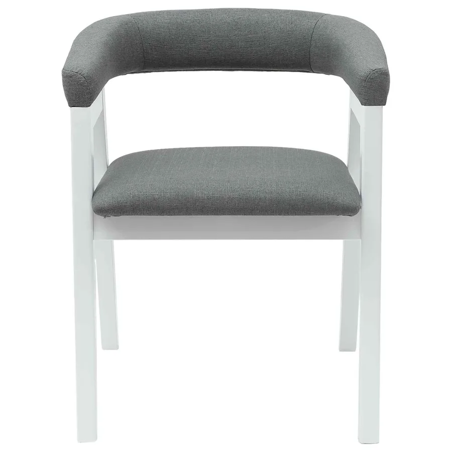 Chaises de salle à manger 2 pcs Blanc 54 x 57 x 73 cm - 5
