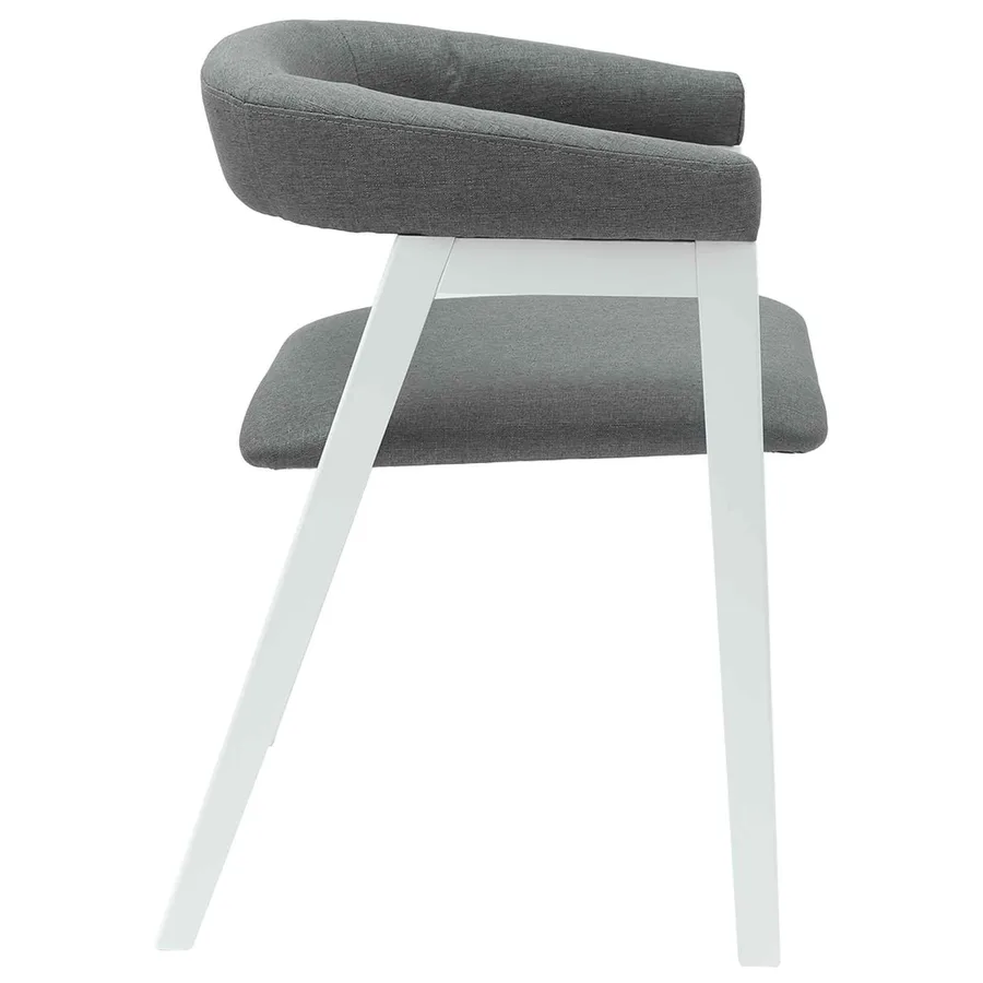 Chaises de salle à manger 2 pcs Blanc 54 x 57 x 73 cm - 6