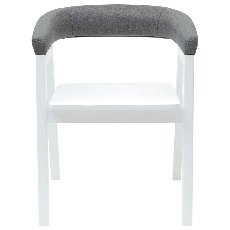 Chaises de salle à manger 2 pcs Blanc 54 x 57 x 73 cm - 5