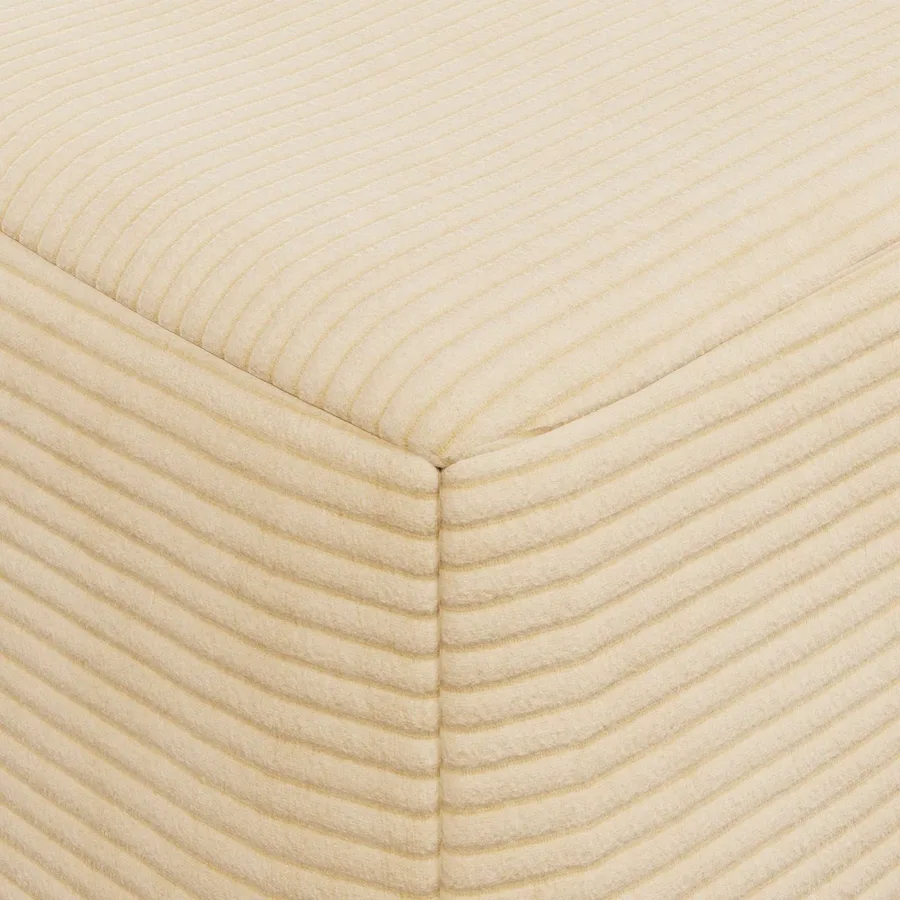 Canapé-lit pliable Crème 60 x 70 x 41 cm Tissu - 7