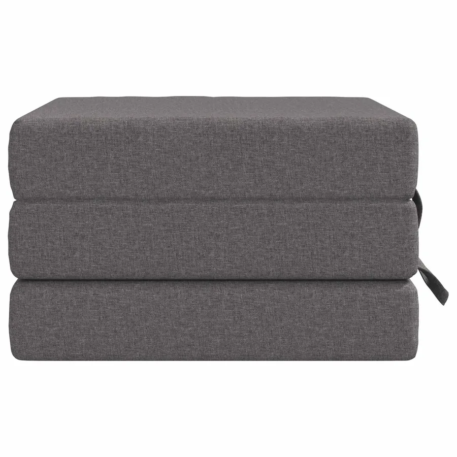 Canapé-lit pliable 75 x 63 x 45 cm Gris clair - 4