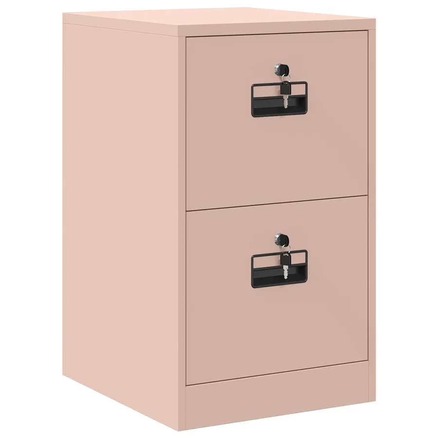 Cabinet de Dossier Rose 44 x 50 x 74,5 cm Acier Laminé à Froid - 2