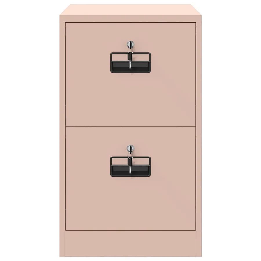 Cabinet de Dossier Rose 44 x 50 x 74,5 cm Acier Laminé à Froid - 7