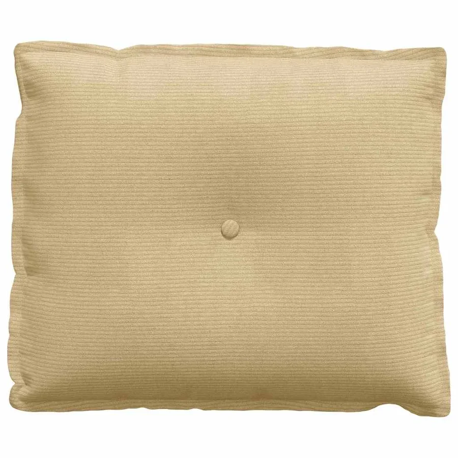 Coussin de Dos Vert gris 60 x 50 cm Tissu en velours côtelé - 5