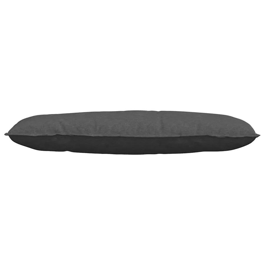 Coussin de Dos Gris foncé 120 x 50 cm Tissu en velours côtelé - 5