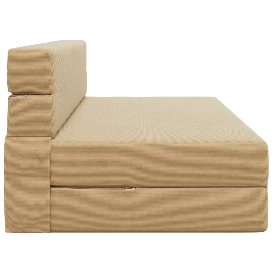 Canapé-lit pliable Vert Gris 152 x 86,5 x 60 cm Tissu - 4