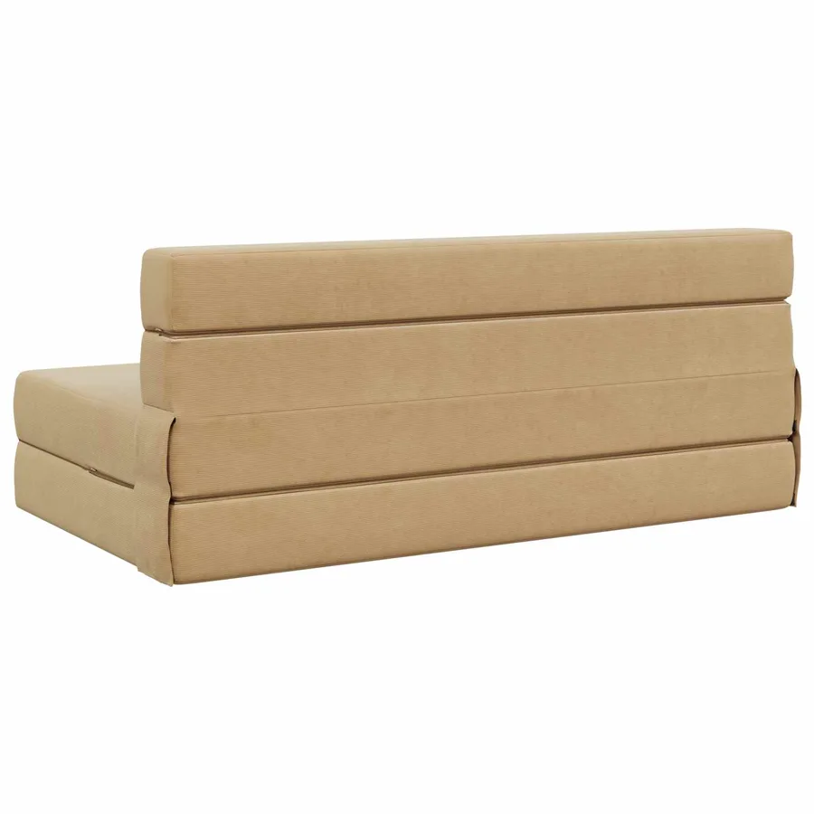 Canapé-lit pliable Vert Gris 152 x 86,5 x 60 cm Tissu - 5