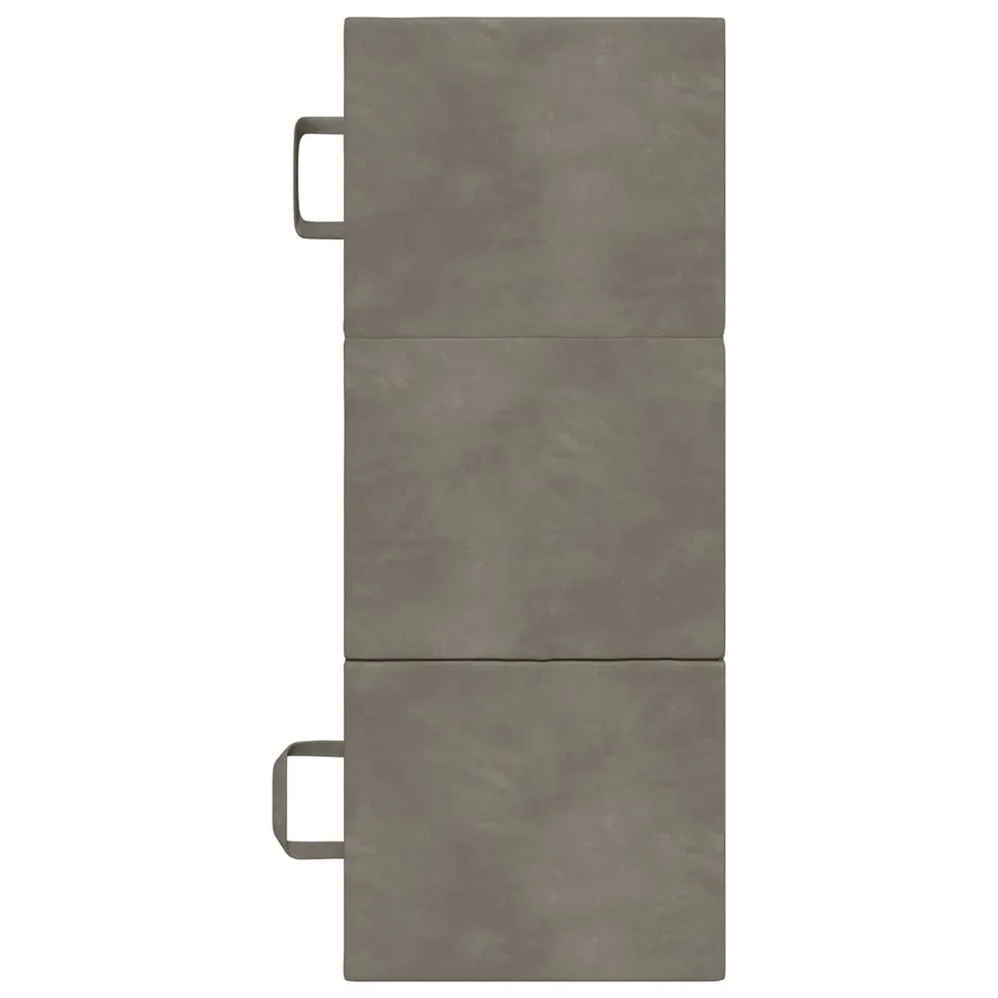 Canapé-lit pliable 75 x 63 x 45 cm Gris clair - 6