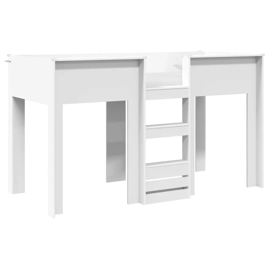 Lit Superposé pour Enfants Blanc 75 x 190 cm Bois d'ingénierie - 2