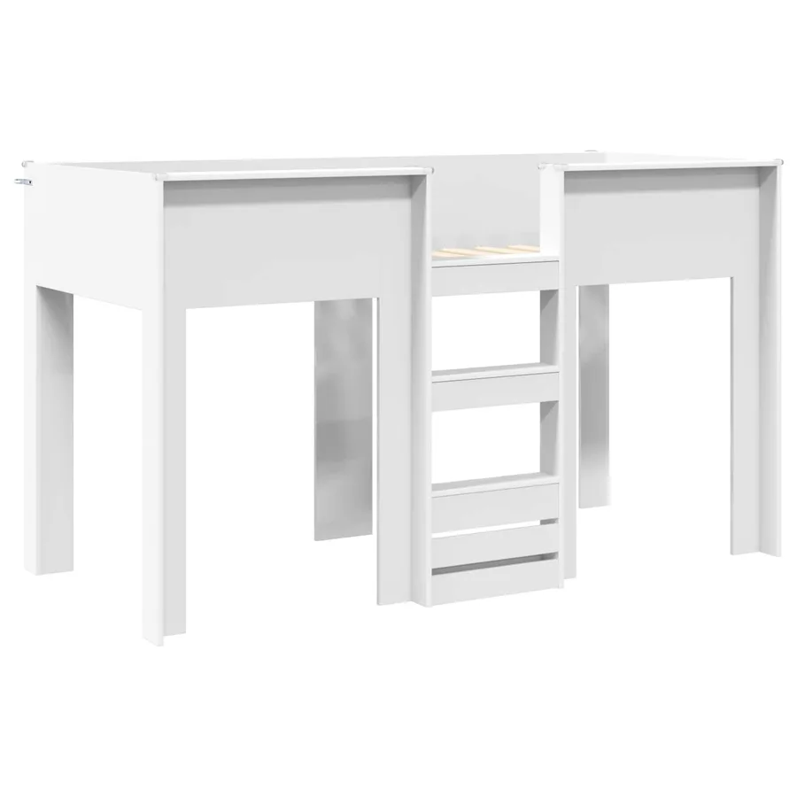 Lit Superposé pour Enfants Blanc 75 x 190 cm Bois d'ingénierie - 4