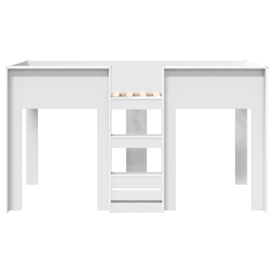 Lit Superposé pour Enfants Blanc 75 x 190 cm Bois d'ingénierie - 5