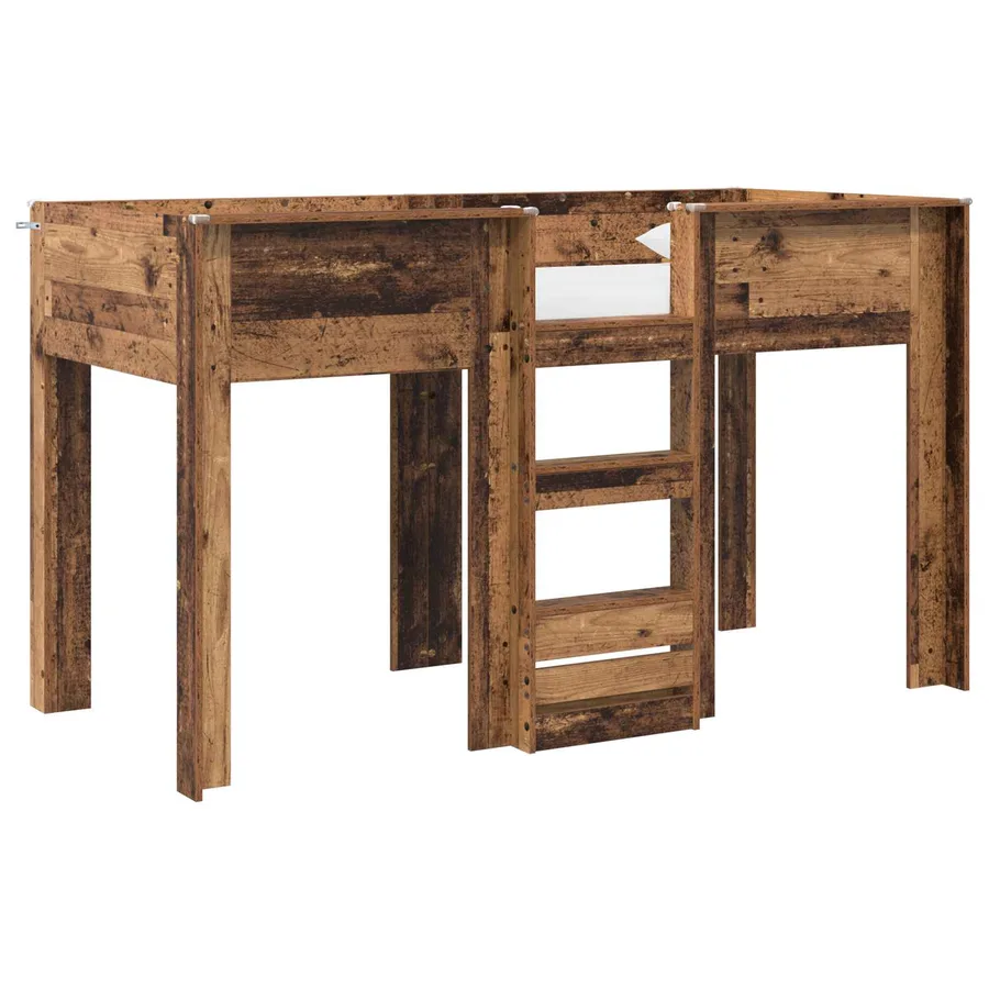 Lit Superposé pour Enfants Bois ancien 75 x 190 cm - 2