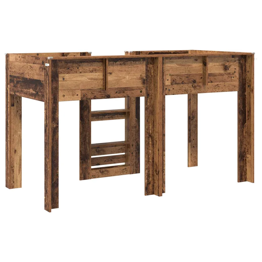 Lit Superposé pour Enfants Bois ancien 75 x 190 cm - 7