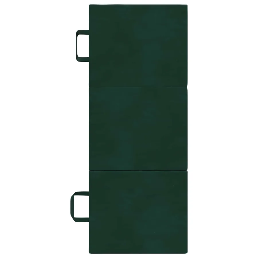 Canapé-lit pliable 75 x 67 x 45 cm Vert foncé - 6