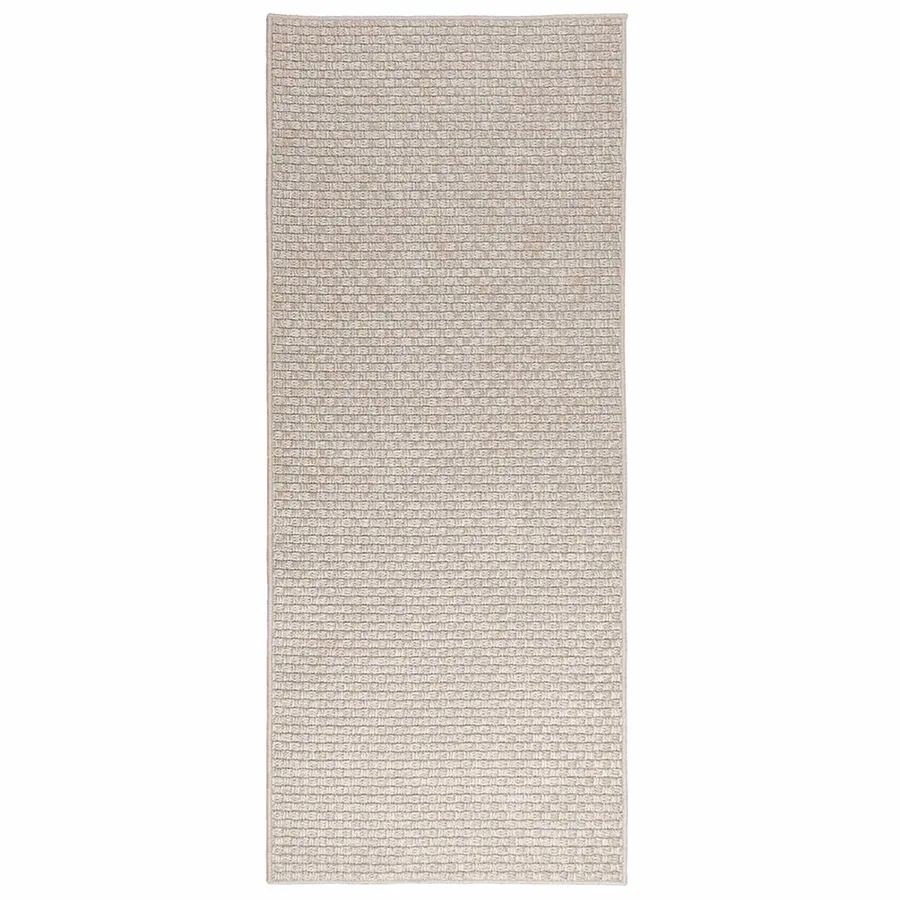 Tapis de surface Rectangulaire FARO Crème 200 x 80 cm Polyester - 2