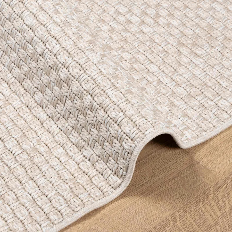 Tapis de surface Rectangulaire FARO Crème 200 x 80 cm Polyester - 6