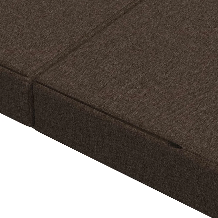 Canapé-lit pliable 140 x 67 x 45 cm Taupe - 7