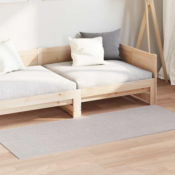 Tapis de surface Rectangulaire LUGO Crème 150 x 80 cm Polyester