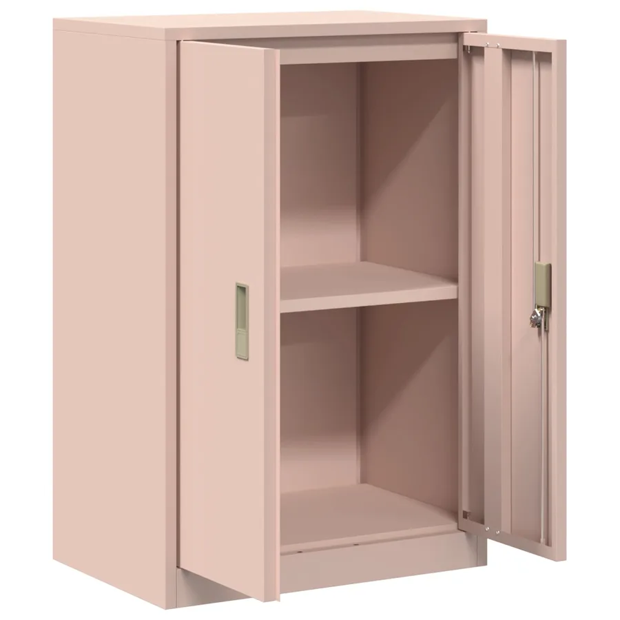Armoire de rangement Rose 60 x 40 x 90 cm Acier - 5