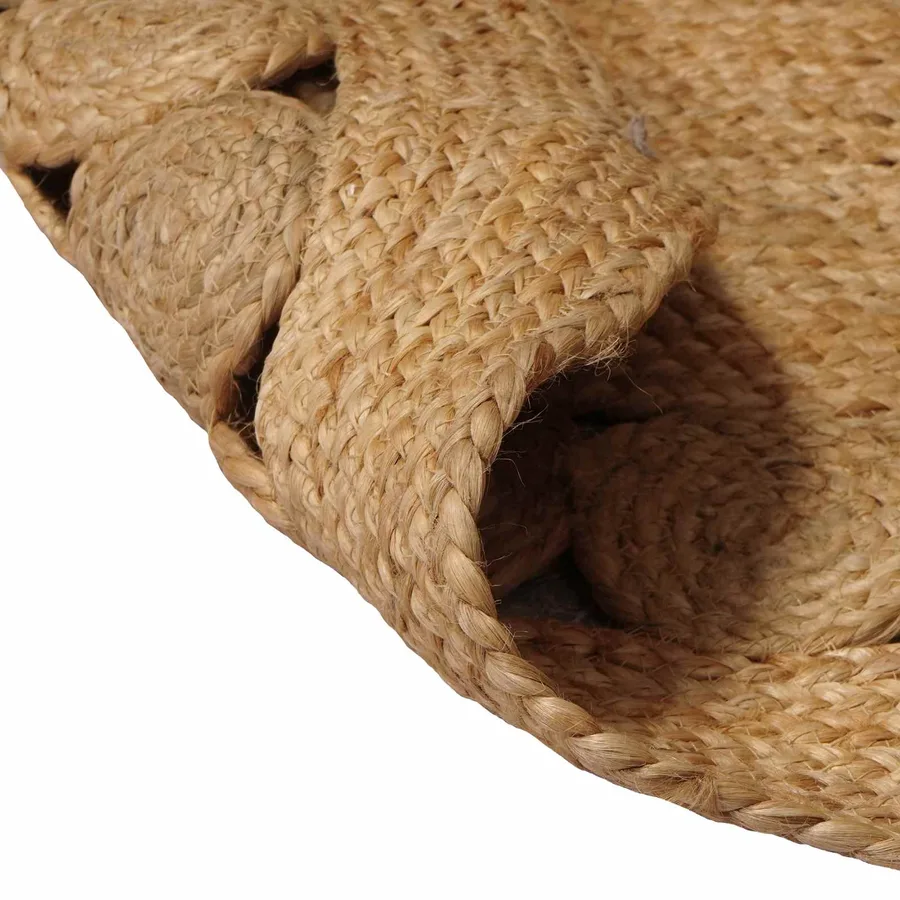 Tapis de surface Naturel 152 x 245 cm Jute - 2
