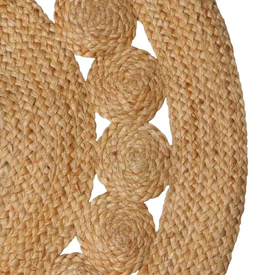 Tapis de surface Naturel 152 x 245 cm Jute - 4