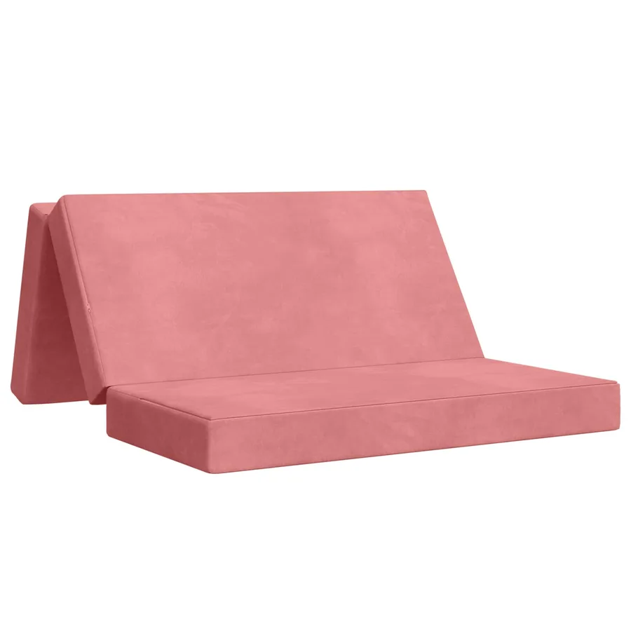 Canapé-lit pliable 140 x 67 x 45 cm Rose - 2