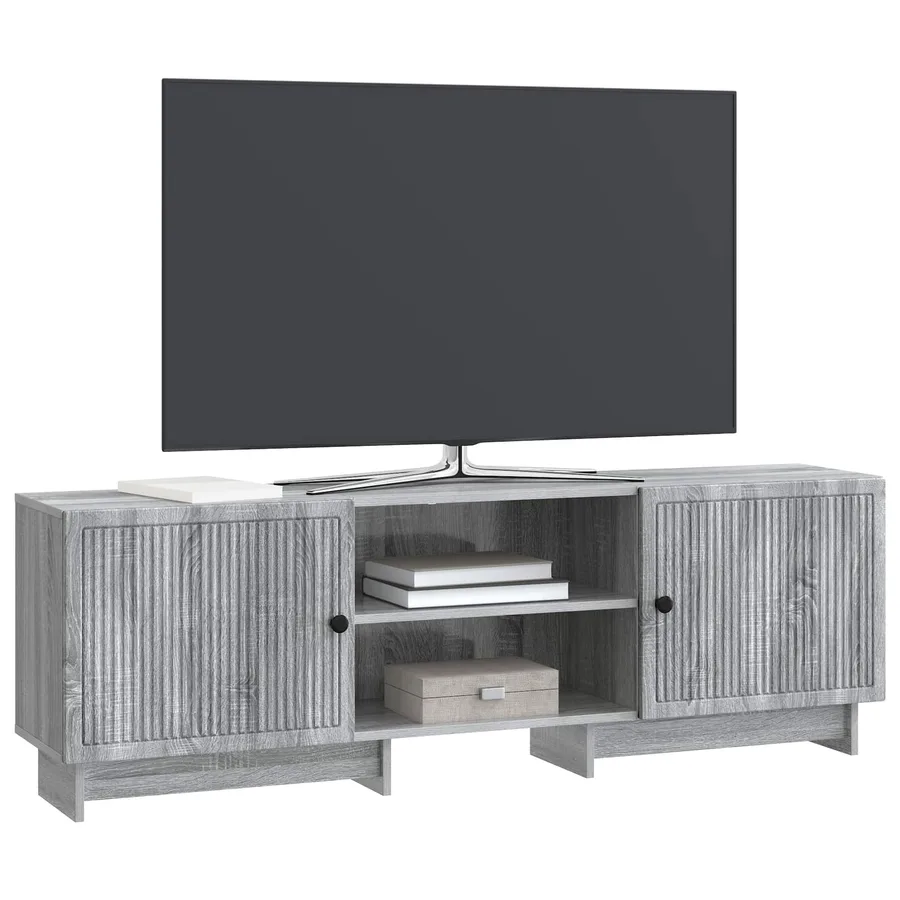 Meuble TV Gris Sonoma 150 x 31 x 50 cm Bois d’ingénierie - 3